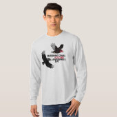 Internationale dag van het bewustzijn van de wijnb t-shirt (Voorkant volledig)