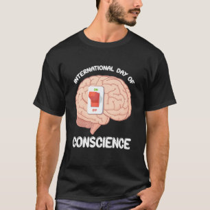 Internationale dag van het geweten Verenigde Natie T-shirt