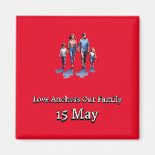 Internationale Dag van het Gezin Magneet (Voorkant)