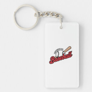 Internationale Dag van het Honkbal Logo Sleutelhanger