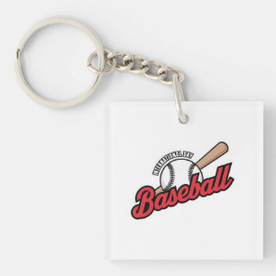 Internationale Dag van het Honkbal Logo Sleutelhanger
