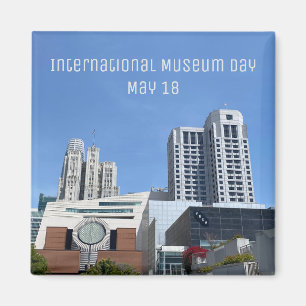 Internationale dag van het museum magneet