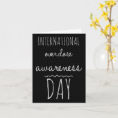Internationale dag van overdosering kaart (Gele Bloem)