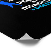 Internationale dag van personen met een handicap 1 poster (Hoek)