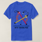 Internationale dag van personen met een handicap 1 t-shirt (Design voorkant)