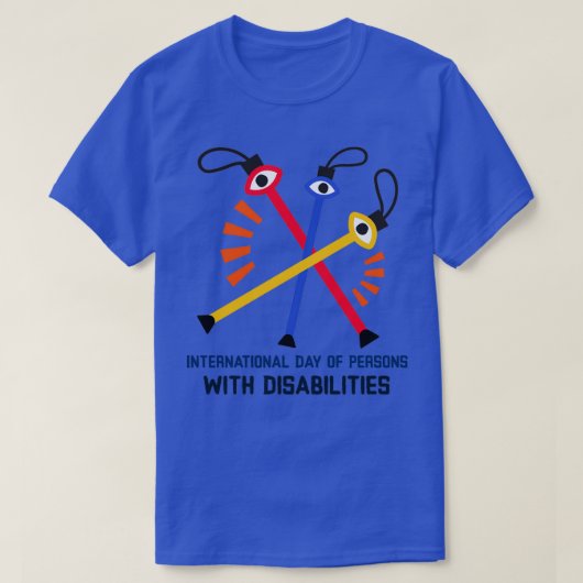 Internationale dag van personen met een handicap 1 t-shirt (Design voorkant)