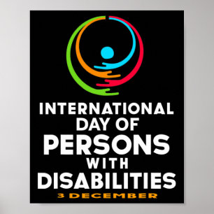 Internationale dag van personen met een handicap 3 poster