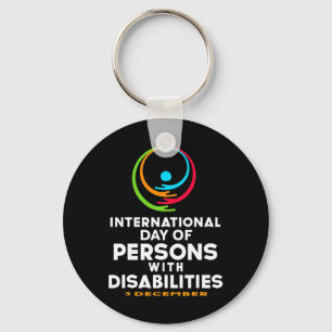 Internationale dag van personen met een handicap 3 sleutelhanger