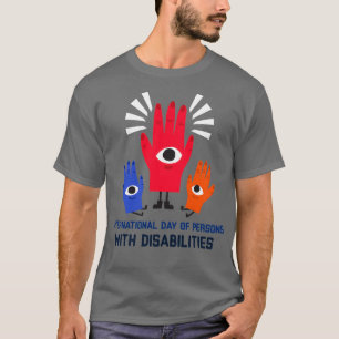 Internationale dag van personen met een handicap 3 t-shirt