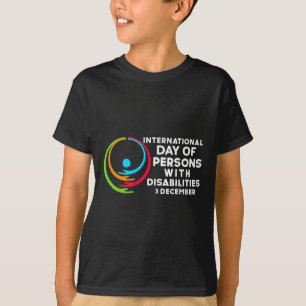 Internationale dag van personen met een handicap 7 t-shirt