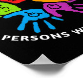 Internationale dag van personen met een handicap 9 poster (Hoek)