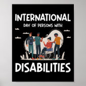 Internationale dag van personen met een handicap poster (Voorkant)