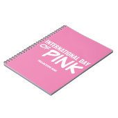  Internationale dag van roze Notitieboek (Linkerzijde)