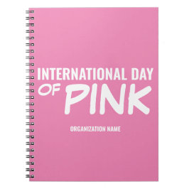  Internationale dag van roze Notitieboek