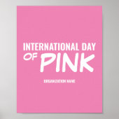  Internationale dag van roze Poster (Voorkant)