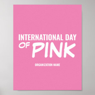  Internationale dag van roze Poster