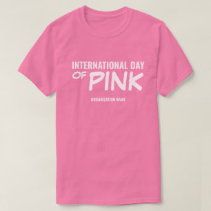  Internationale dag van roze T-shirt