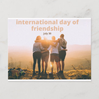 internationale dag van vriendschap briefkaart