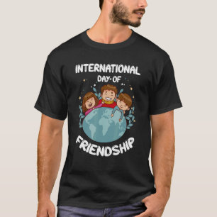 Internationale dag van vriendschap Verenigde Natie T-shirt