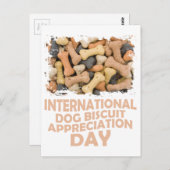 Internationale dag voor de bekachtiging van honden briefkaart (Voorkant / Achterkant)