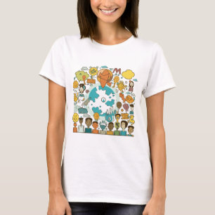 Internationale Dag voor Dialoog Ontwerp T-shirt