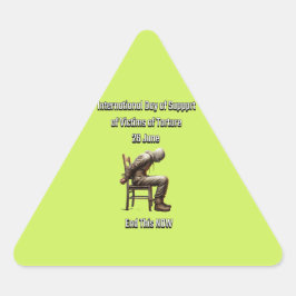 Internationale dag voor slachtoffers van foltering sticker