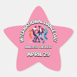 Internationale Dansdag: ontketenen van de beat Ster Sticker