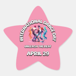 Internationale Dansdag: ontketenen van de beat Ster Sticker