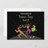 Internationale dansdag | Werelddansdag Briefkaart (Voorkant / Achterkant)