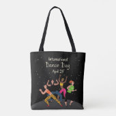 Internationale dansdag | Werelddansdag Tote Bag (Achterkant)