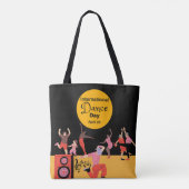Internationale dansdag | Werelddansdag Tote Bag (Achterkant)