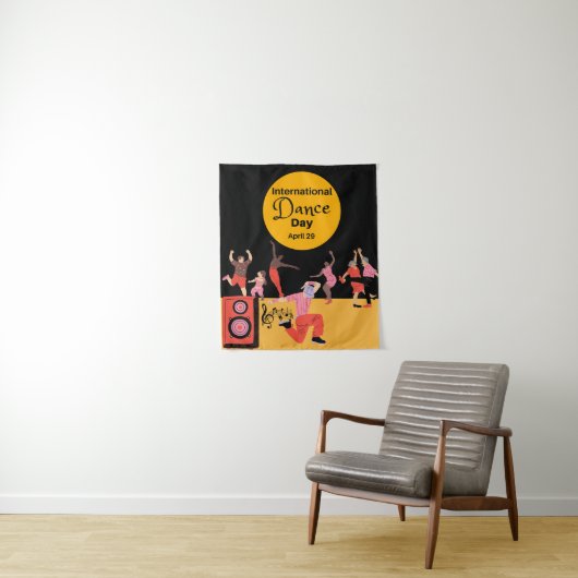 Internationale dansdag | Werelddansdag Wandkleed (In situ)