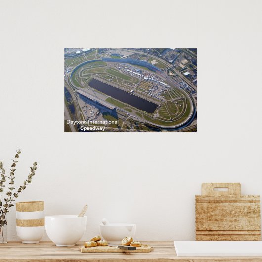 Internationale Daytona-snelweg Poster (Keuken)