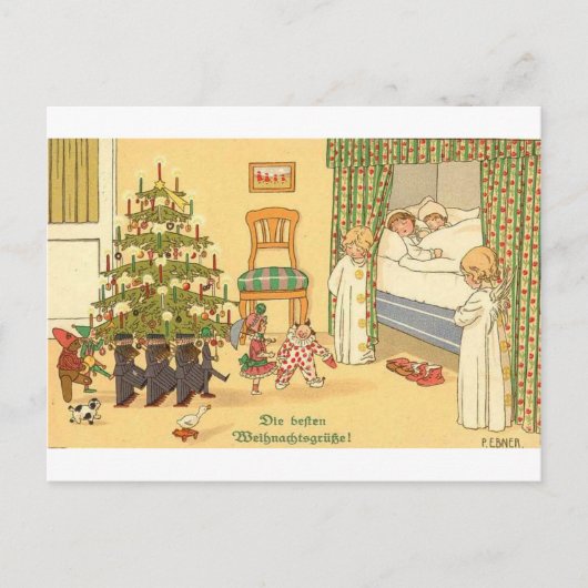 INTERNATIONALE DE GROETEN VAN KERSTMIS MEER FEESTDAGENKAART (Voorkant)