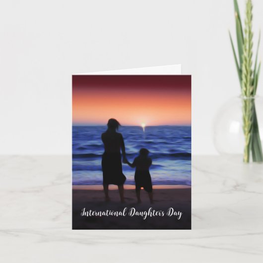 Internationale Dochterdag Kaart (Voorkant)