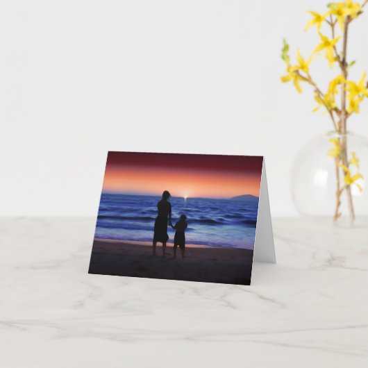 Internationale Dochtersdag Kaart (Gele Bloem)