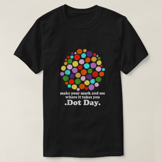 Internationale Dot Day 2022, Dot Day Women Mannen  T-shirt (Design voorkant)