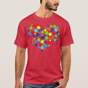 Internationale Dot Day Heart 15th Cute Po T-shirt