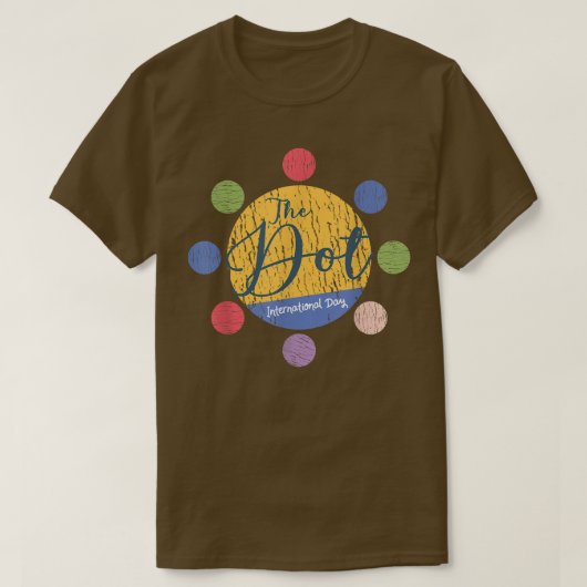 Internationale Dot Day Polka Dots 15th Ki T-shirt (Design voorkant)