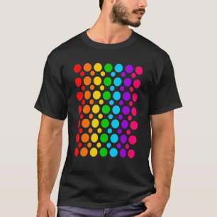 Internationale Dot Day Rainbow Polka Dot September T-shirt
