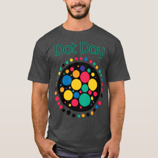 Internationale Dot Day Retro Bauhaus Design T-shirt