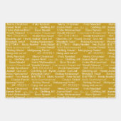 Internationale feestdag inpakpapier vel (Voorkant 2)