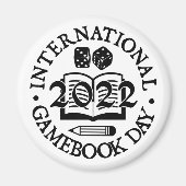 Internationale Gamebook Dag 2022 Magnet! Magneet (Voorkant)