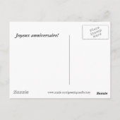 Internationale gelukkige verjaardag! Taal aanpasse Briefkaart (Achterkant)