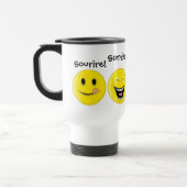 Internationale glimlach ...; ) reisbeker (Links)