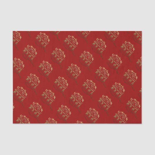 Internationale Gouden Wensen Rat Nieuwjaar 2020 TP Tissuepapier (Voorkant)