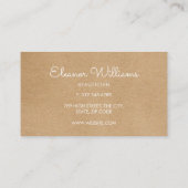 Internationale Hallo Rustieke Kraft Visitekaartje (Achterkant)