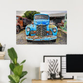 INTERNATIONALE HARVESTER TRUCK 1946 POSTER (Thuiskantoor)