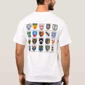 Internationale Heraldry Day 2015 White T-Shirt (Achterkant)