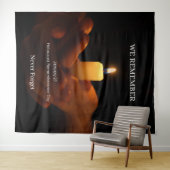 Internationale Herdenking van de Holocaust Wandkleed (In Situ (horizontaal))